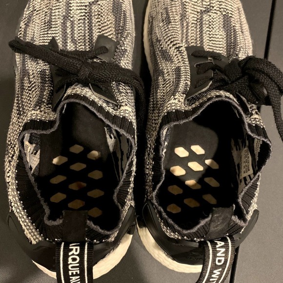 Adidas Boost Prime Knit Graphic Mens Gray Athletic Sneakers Running Shoe 11.5 US - Picture 3 of 7